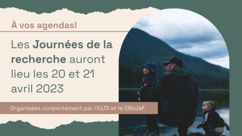 Visuel des Journées scientifiques de l'IUJD 